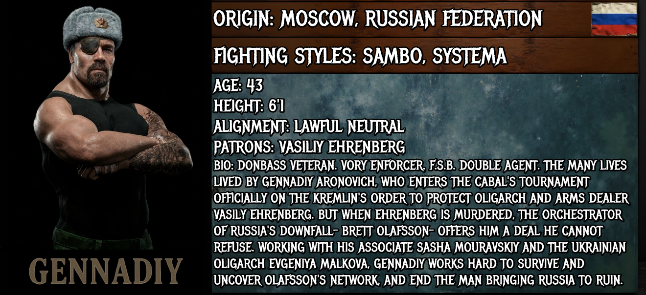 Gennadiy — fighter dossier