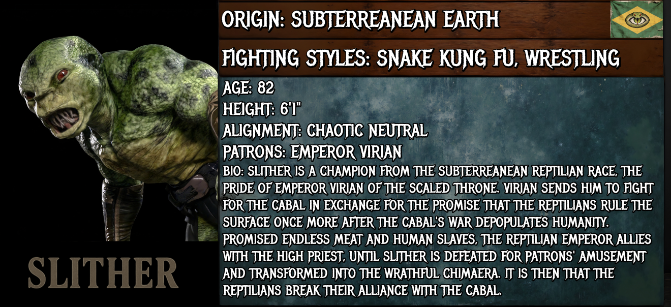 Slither — fighter dossier
