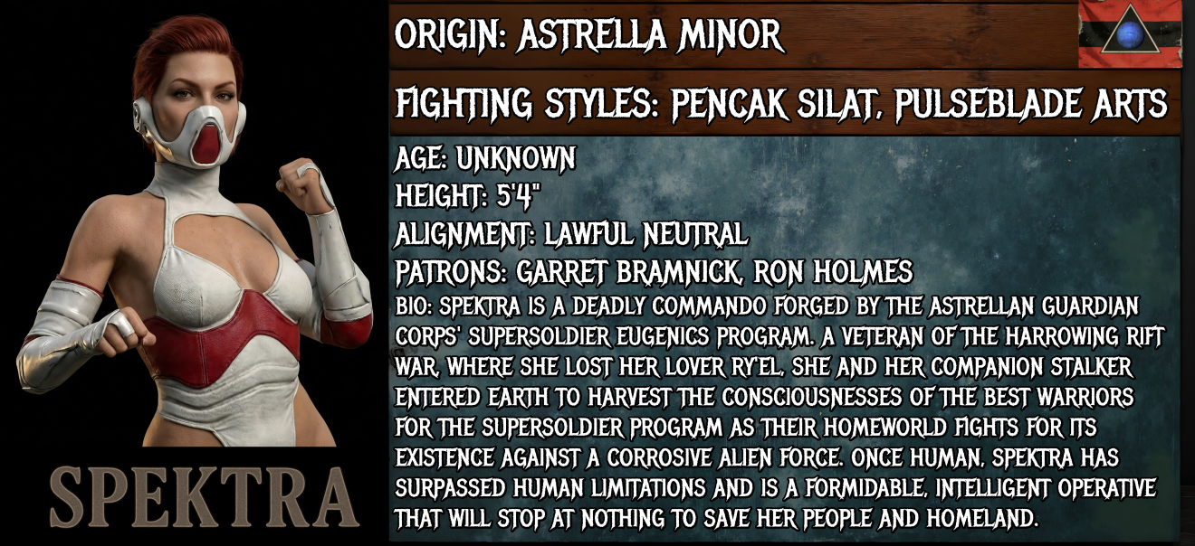 Spektra — fighter dossier
