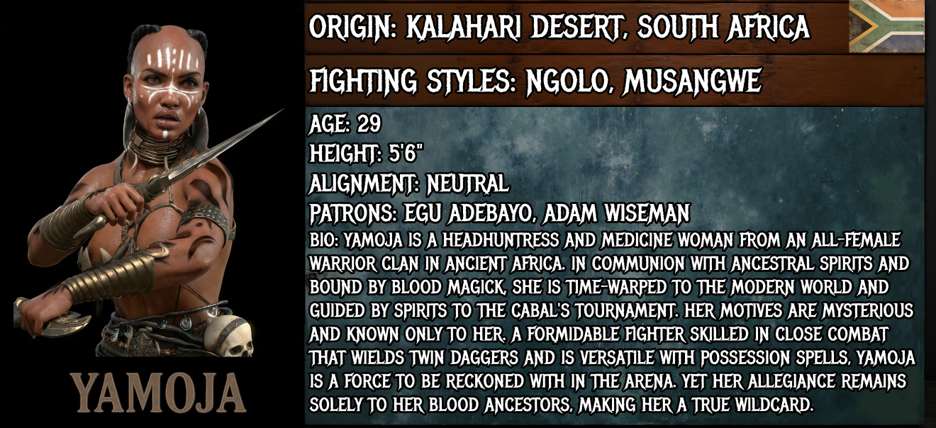 Yamoja — fighter dossier